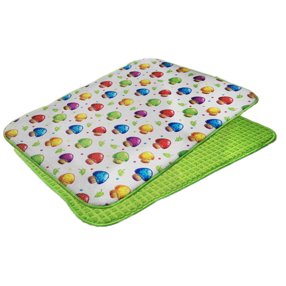 Microfiber Dish Drying Printed Mat Wholesale
