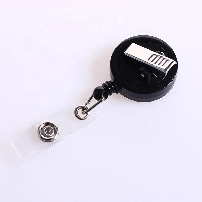 QORI Wholesale round shape yoyo key holder badge reel plastic clip name card holder