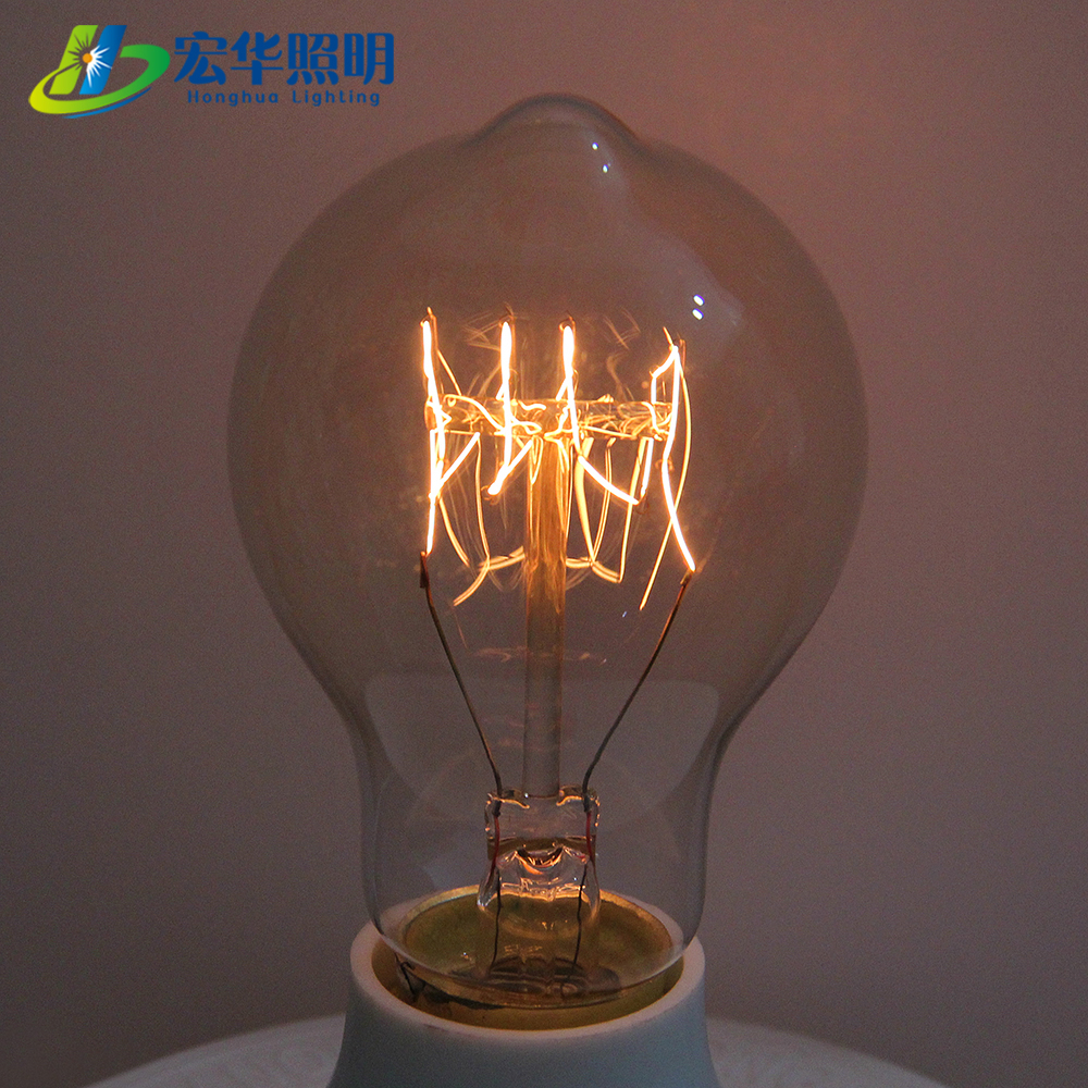 hot sale A19 Bar Edison Incandescent Lamp 220V 40W Vintage Decor Light Bulb decorative bulb