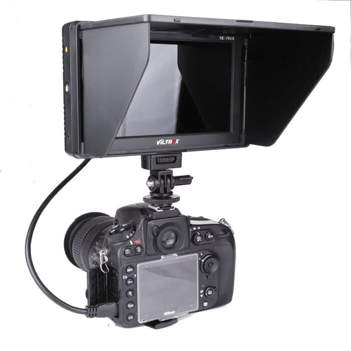 Viltrox DC-70II 1024*600 7 ''цветной TFT LCD HD монитор с AV входом для цифровой зеркальной камеры видеокамеры