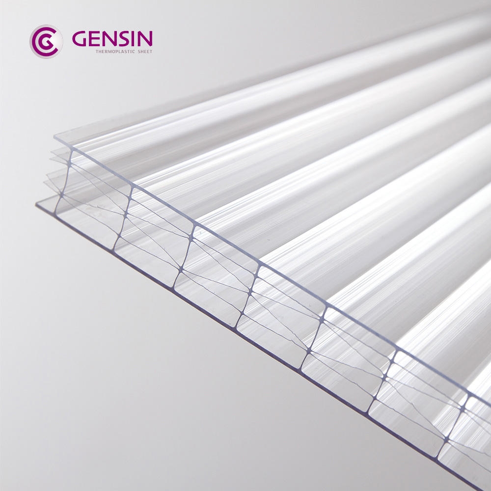 Lixin 6wall 16mm multi layer polycarbonate sheet