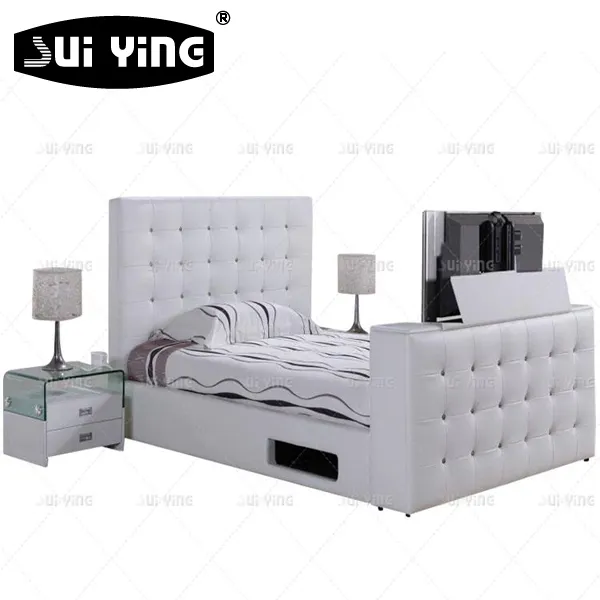 Оптовая продажа, высокое качество, красивая ТВ-кровать, Современная комнатная мебель C028