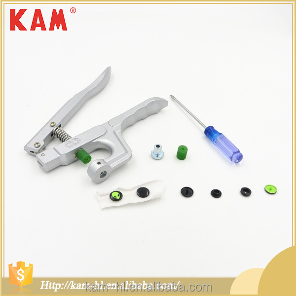 Small Clothing Hand Press Metal Attaching Snap Button Machine