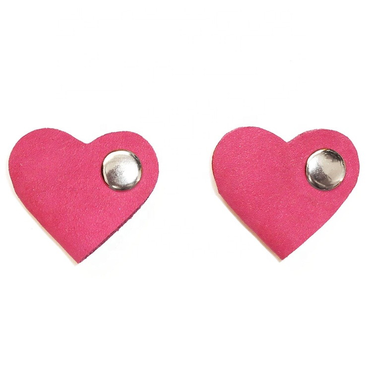 2021 Promotional Hearth Shape Cable Organizer Pu Leather Headphone Cable Winder