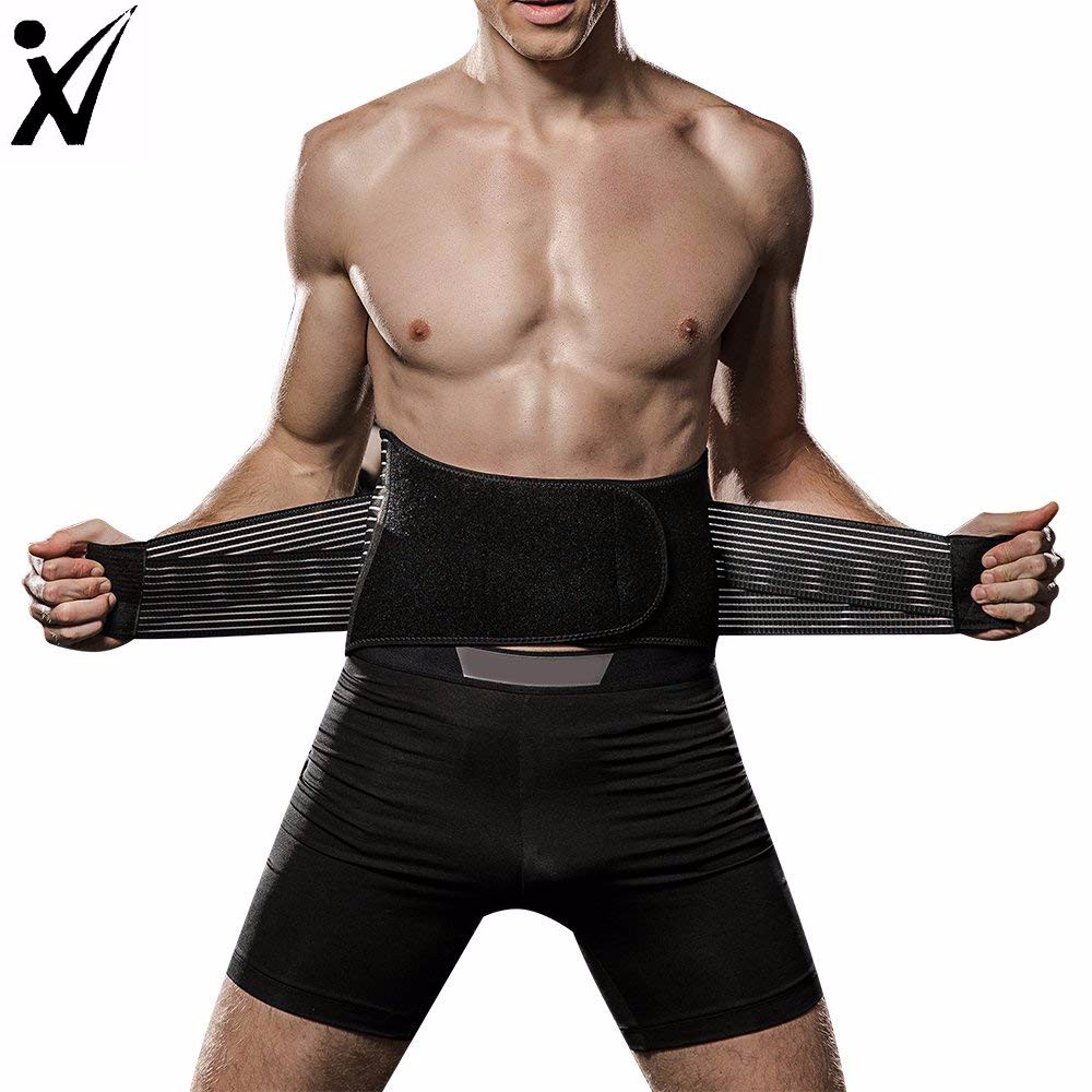 Working lumbar belt waist support lower back brace for back pain