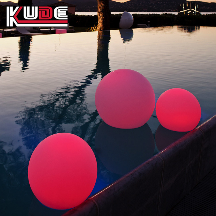 Hot selling Waterproof wireless illuminate rgb led floating pixel big ball light