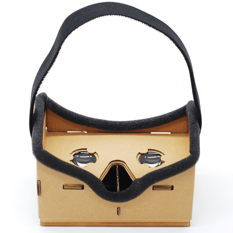 Удобные мягкие очки виртуальной реальности 3D с ремешком на голову google cardboard 3d