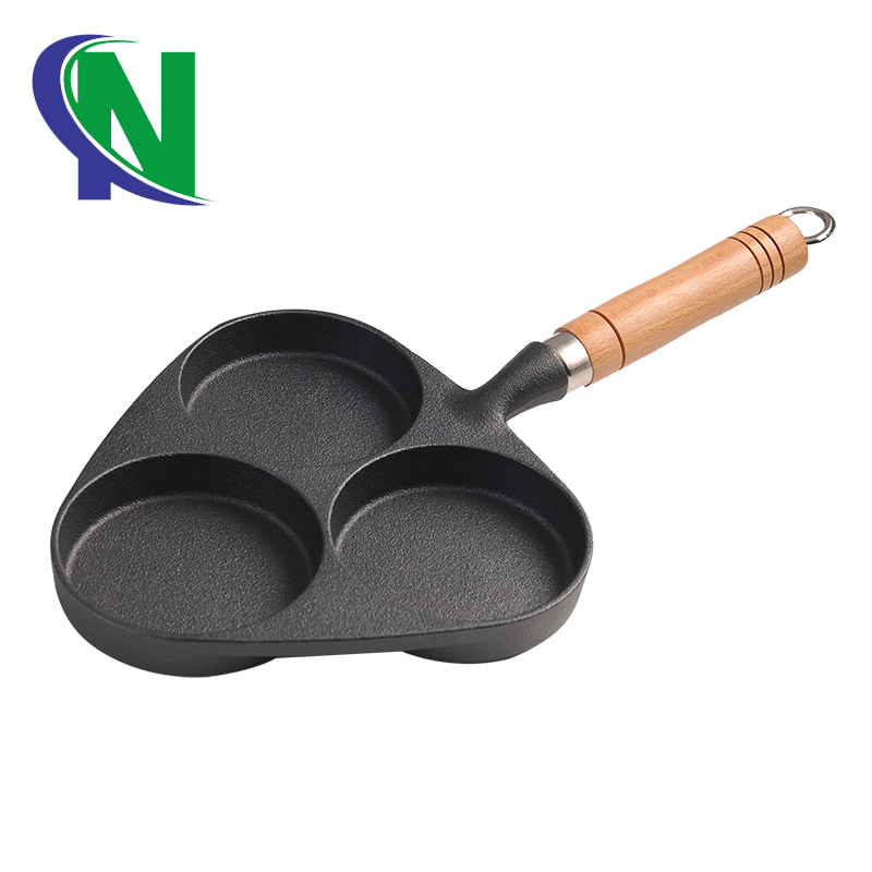 2019 Горячая продажа оптовая продажа чугунные наборы посуды яйцо Frypan разделенная сковородка для выпечки