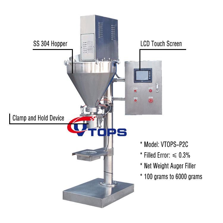 2021 Top1 Spices Masala Chili Powder Bags Pouches Auger Filling Packing Machine