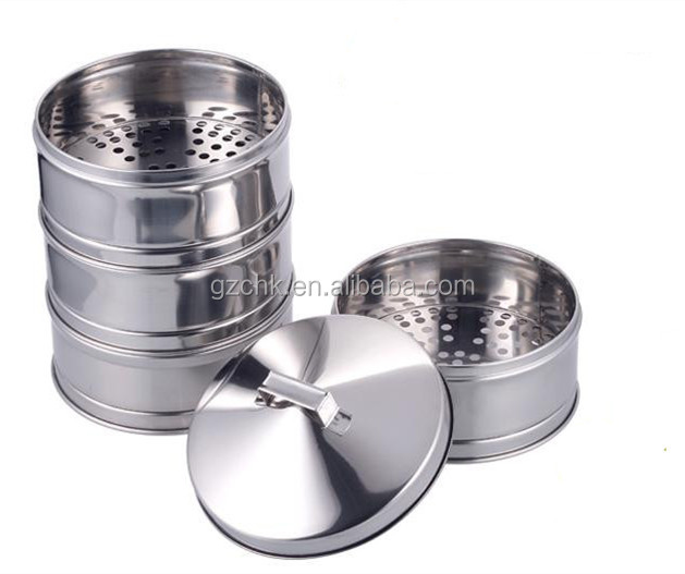 6.5"Chinese design small dim sum steamer /Stainless steel dim sum basket