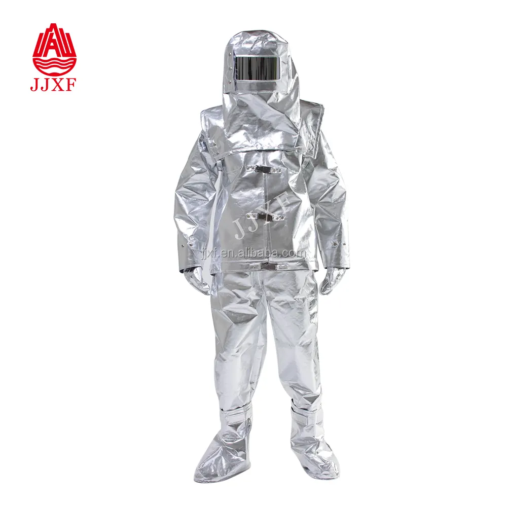 Resist Heat Protective Aluminum Foil Fireman Suit for Fire Fighting