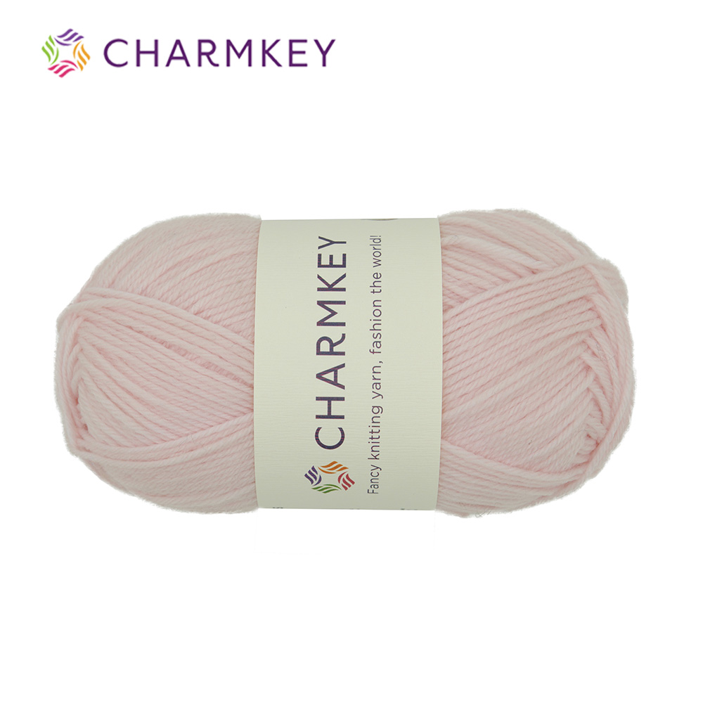 Charmkey однотонная пряжа из 100% мериносовой шерсти ручной вязки для цветной свитер и шарф
