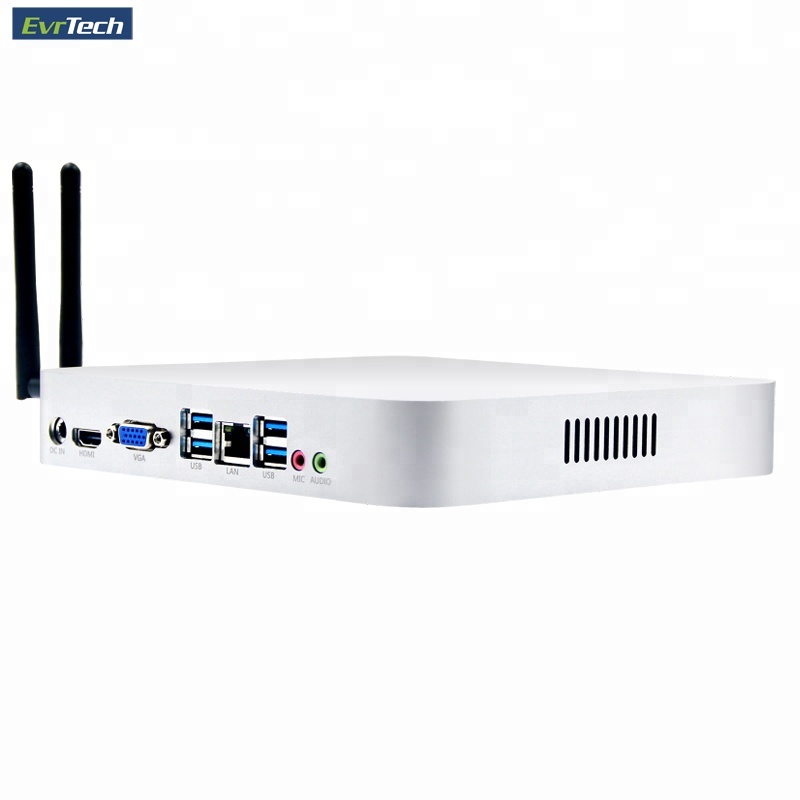 Безвентиляторный NUC HTPC core i5-5300U mini desktop pc с 4G Ram и 256G SSD