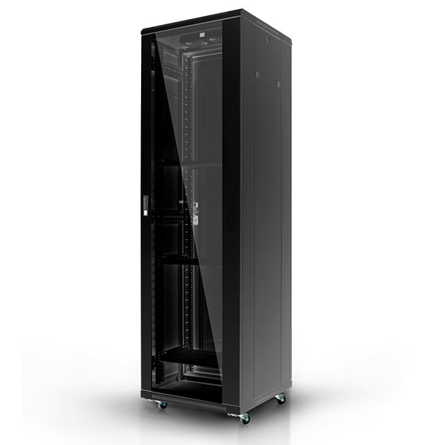 Rack Cabinet Ningbo Lepin Customize Size Black Good Dust Proof KA Series 18U 19inch Soundproof Server Rack Network Led Cabinet Light