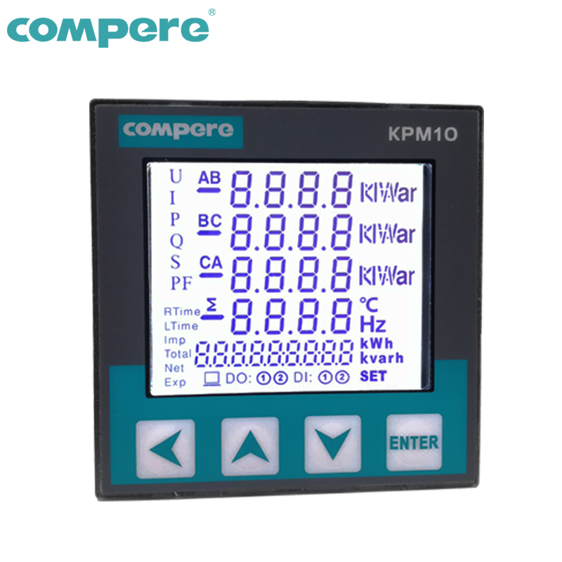 21th THD 0.5S 3 фазы modbus RS485 ethernet дистанционного остановки умный Телевизор с ЖК Многофункциональный измеритель мощности
