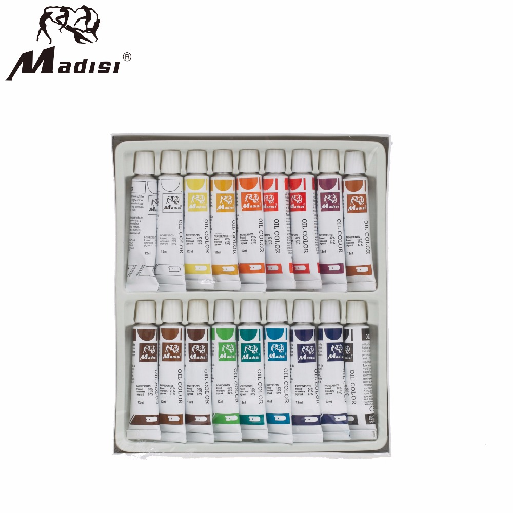Professional 18color 12ml oil resistant paint for artist