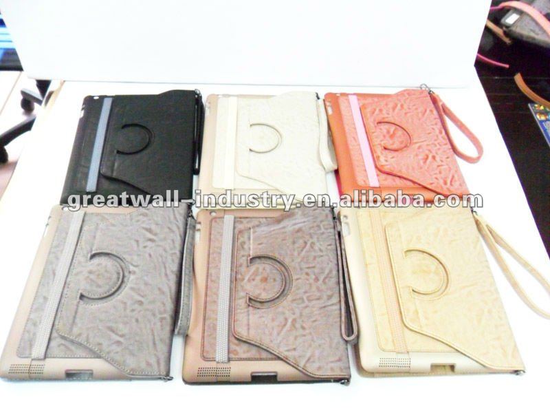 Hot selling Smart Leather PU case for ipad 2/ipad3