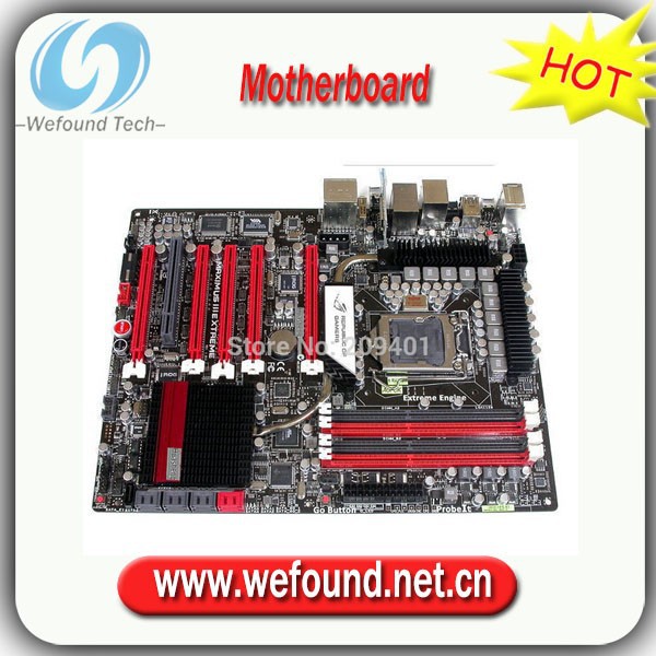 100% протестированная Материнская плата ASUS Maximus III Extreme M3E P55 ROG LGA 1156 DDR3 для настольного компьютера, полностью протестирована, все функции работают хорошо