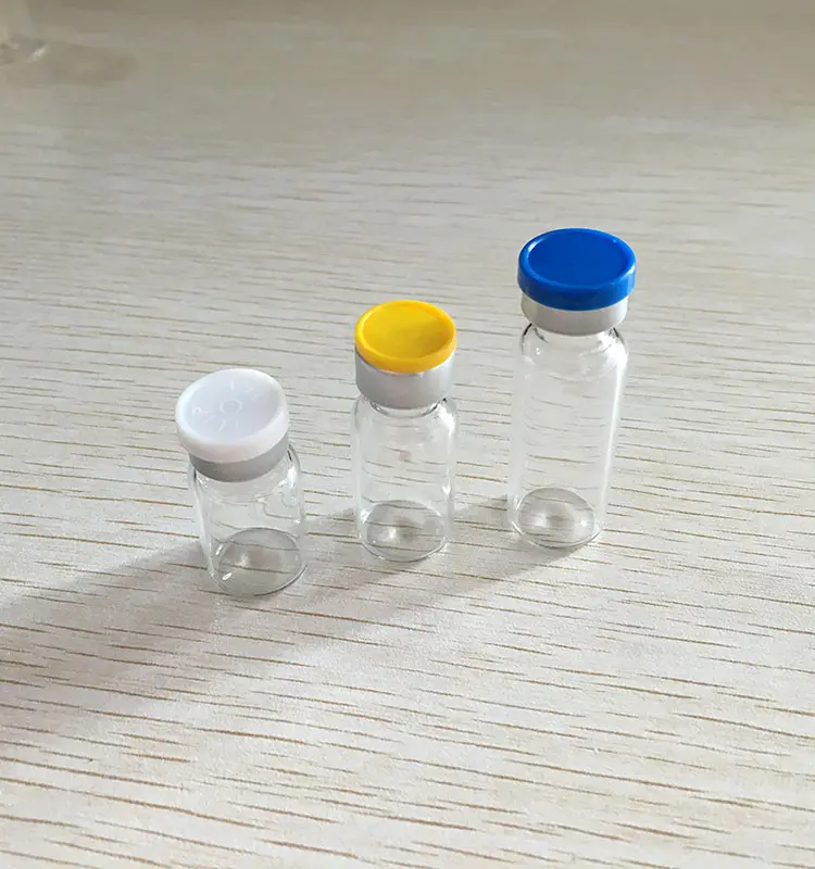 10ml sterilized glass vials sealed with rubber stopper empty sterile glass vials for 2ml 5ml