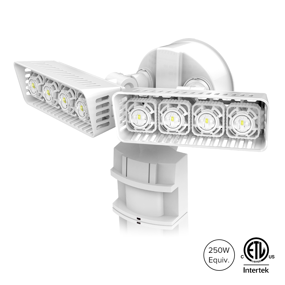 30w 27w 18w high performance outdoor motion sensor security led light for house
