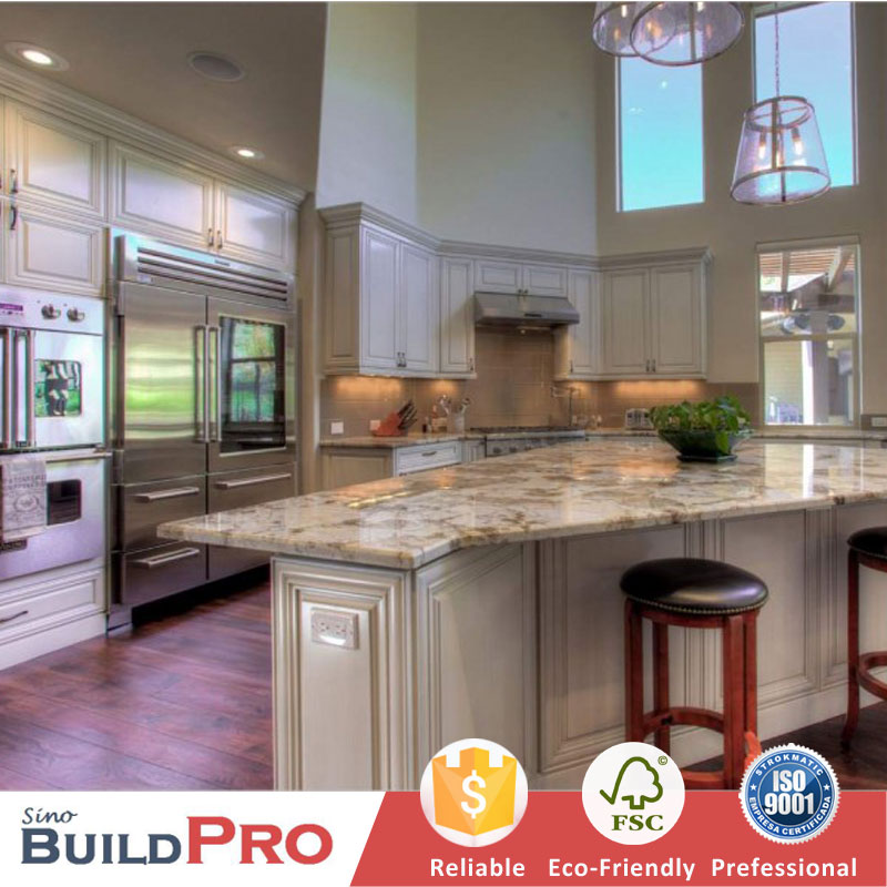 Sino Build Pro design, белые кухонные шкафы, двери, кухонный буфетный шкаф