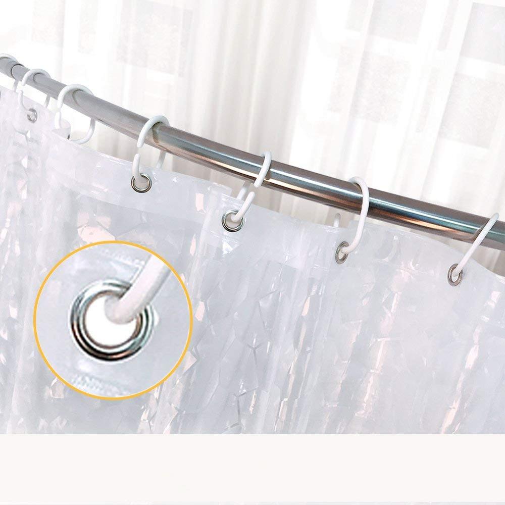 QJMAX PEVA Material CA65 Certificated Shower Curtain Liner