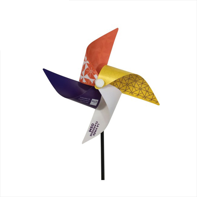 Flower-shaped windmill Small windmill for children holding toys and activities as gifts, decorations