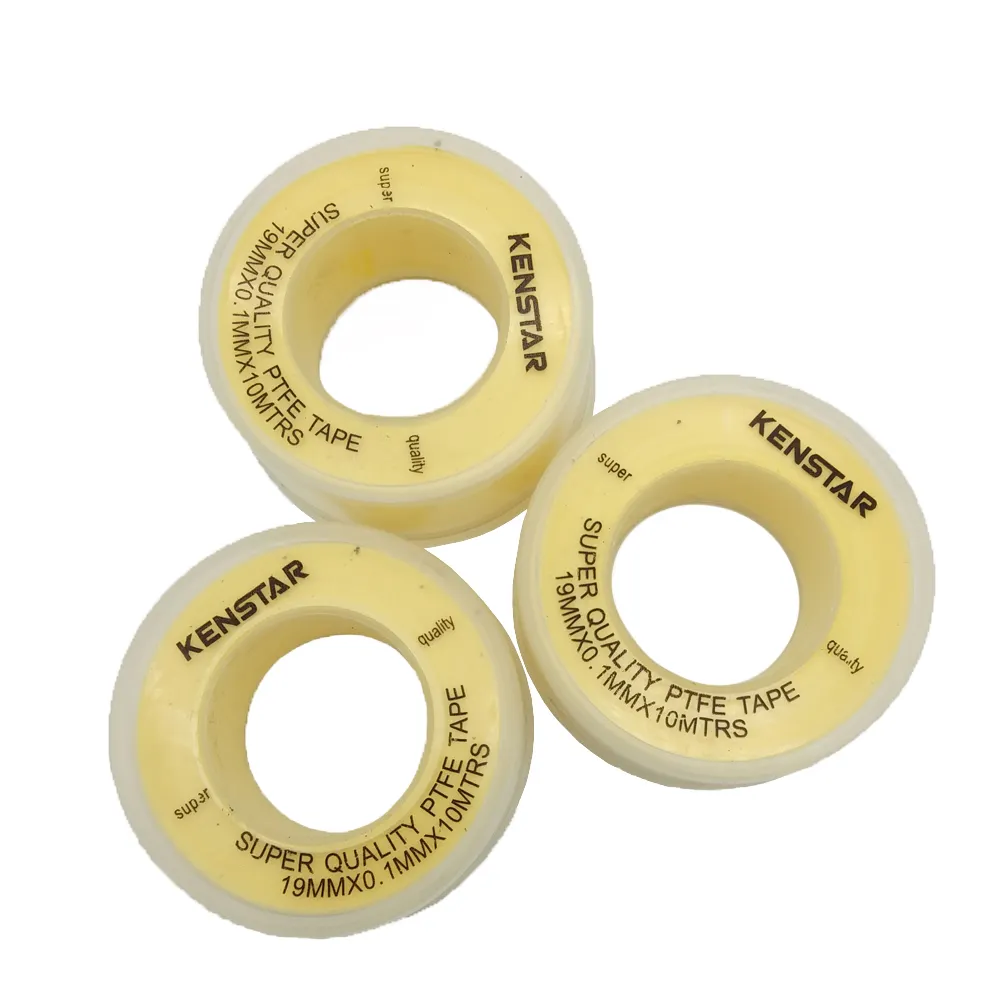 PTFE threaded seal tapes yellow tape for gas pipe line