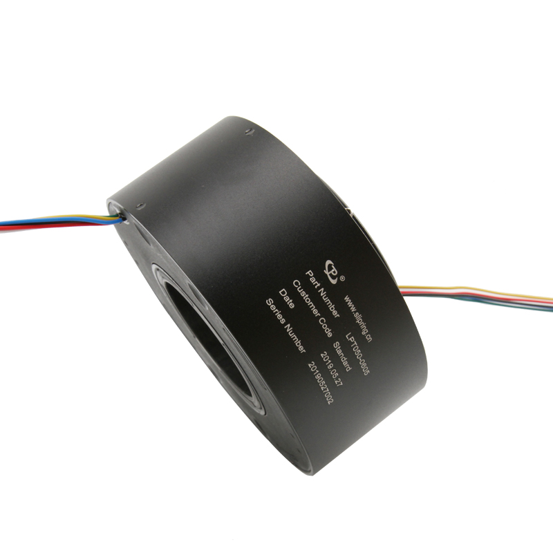 LPT Through bore Slip Rings,bore size 50mm Easy to install 6 circuits 5A