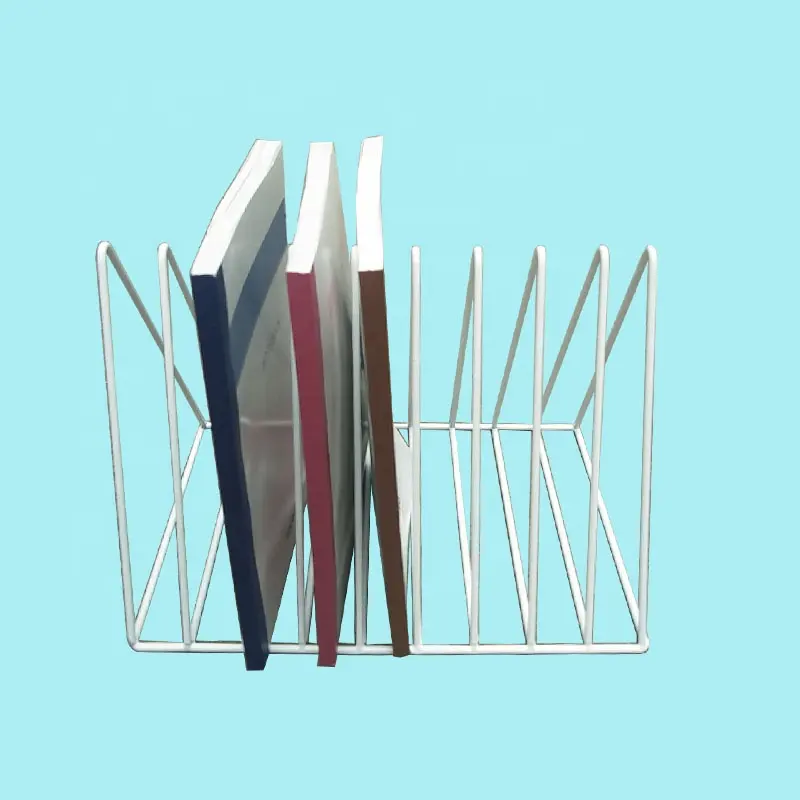 Офис Металлический Провод desktop 9 Слот книга газета журнал файл стойки для файла Письмо Организатор