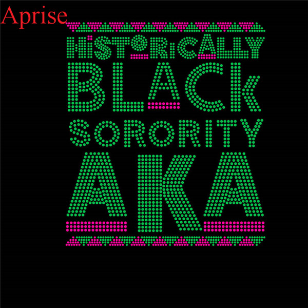 Черные женские Переводные Стразы известные как sorority Переводные Стразы
