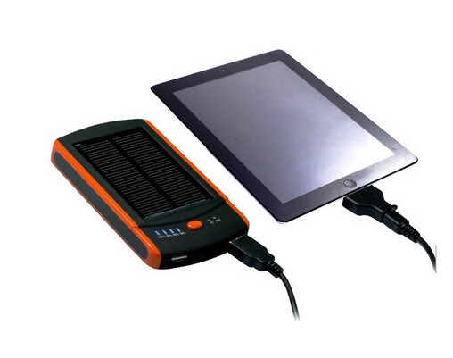 6000mAH Солнечное зарядное устройство с 2 портами внешняя батарея для сотового телефона iPhone 4 4S 5 5S 5C iPad iPod Samsung