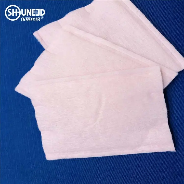 Viscose Pink color beauty pads Disposable Manufacturers square pattern Cosmetic Make Up Remover Absorbent Cotton Pads cosmetic