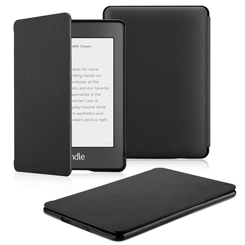 Чехол для новейших Amazon Kindle Paperwhite 2018 тонкий легкий кожаный Smart Cover с функцией автоматического сна и пробуждения