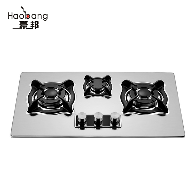Из нержавеющей стали Встроенная газовая плита