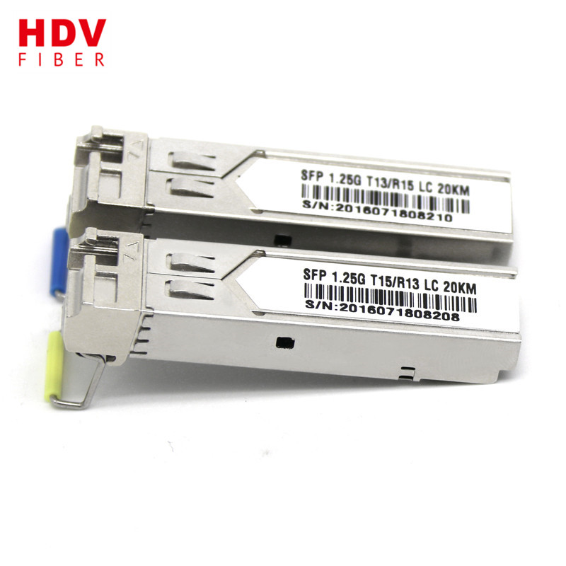 Новая цена горячий продавать 1.25 г Двунаправленный SFP 20 км SFP Модуль LC цена