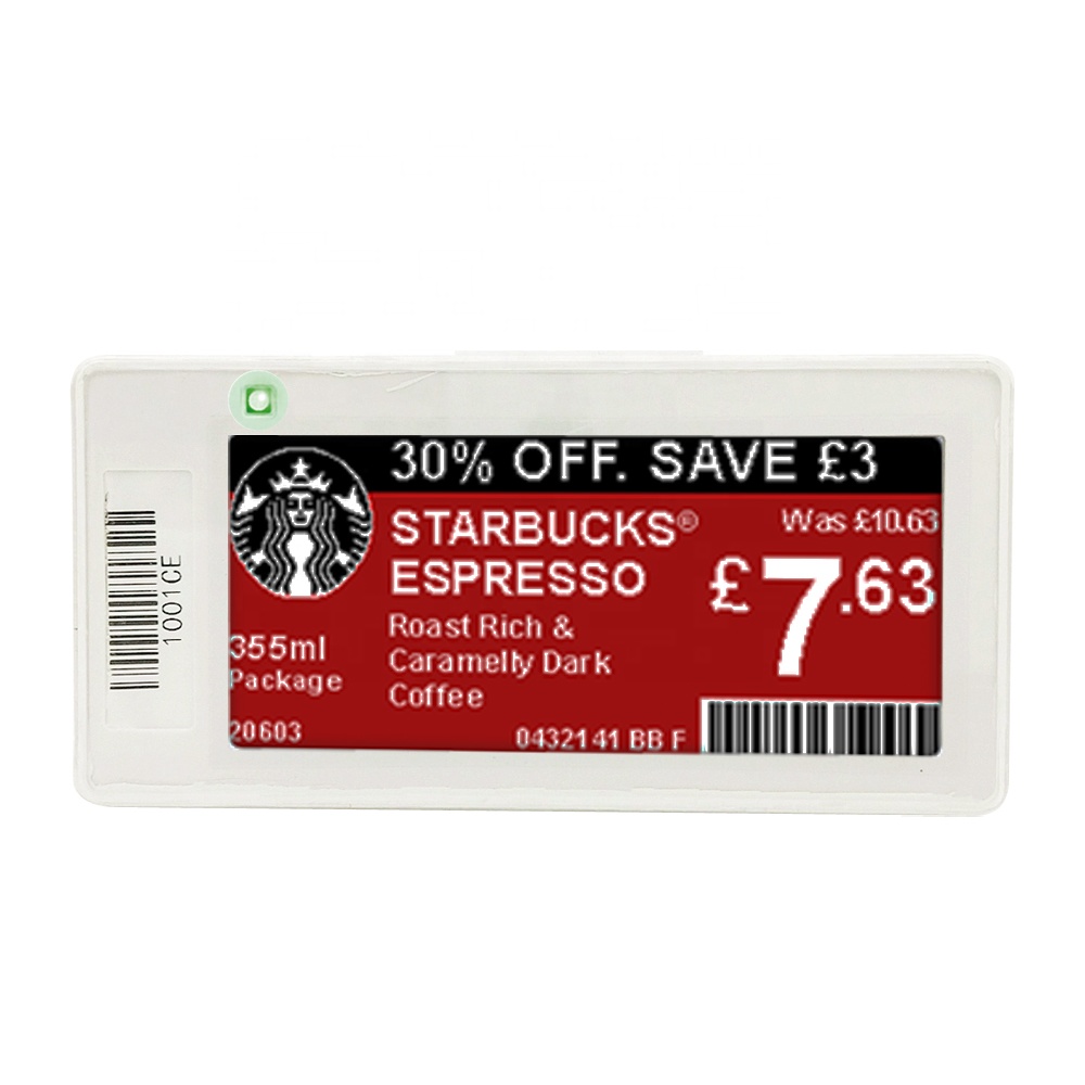 Supermarket 2.9 inch Digital Price Wireless Tag NFC Electronic Shelf Label ESL