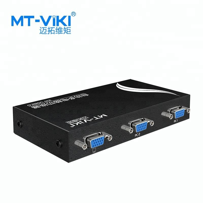 Подключи и работай 250 МГц 2-портовый автоматический Usb Vga Kvm переключатель с портом Ps/2