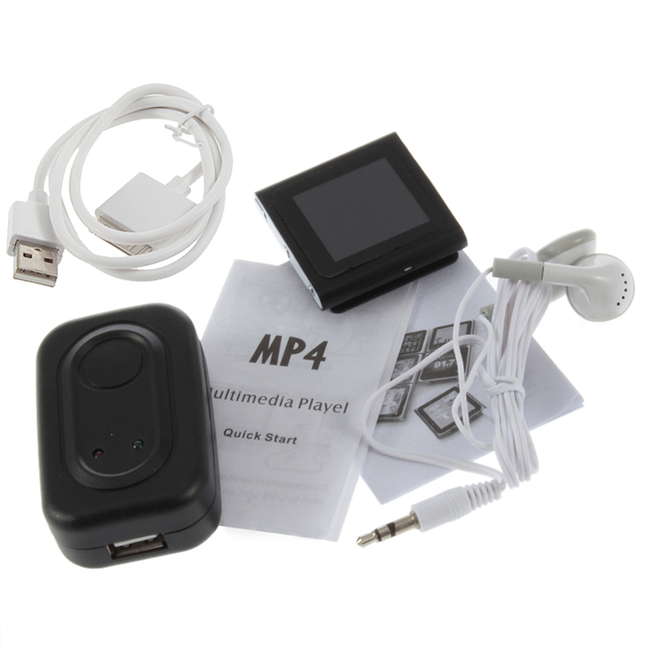 Новый мини MP4-плеер 8 ГБ 1,5 дюймов TFT LCD 6-го поколения с зажимом Mp3 Mp4 видеоплеер черный большой емкости MP4-плеер