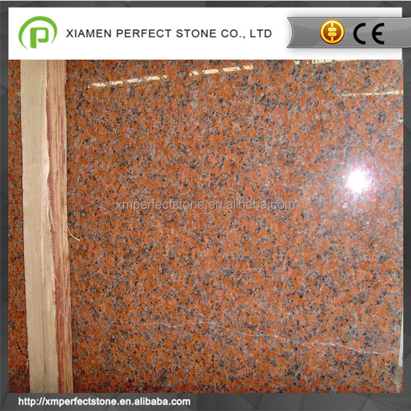 China maple red granite tiles  slabs polished flamed prices