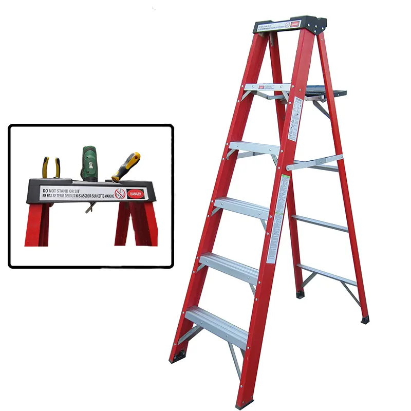 Top selling cheap price A type widely used lidl ladder with long life span