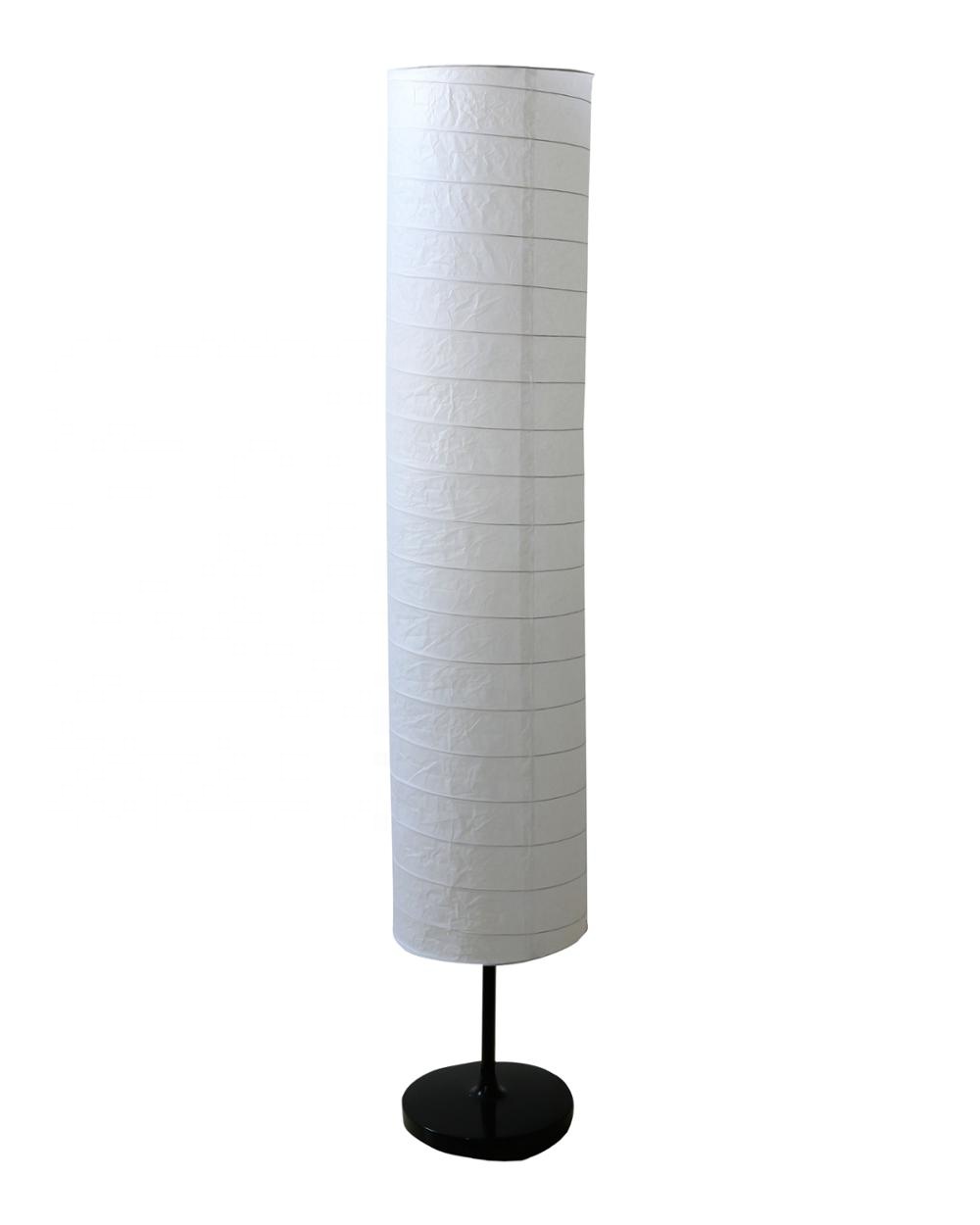 Modern designer handmade paper LED floor standing lamp