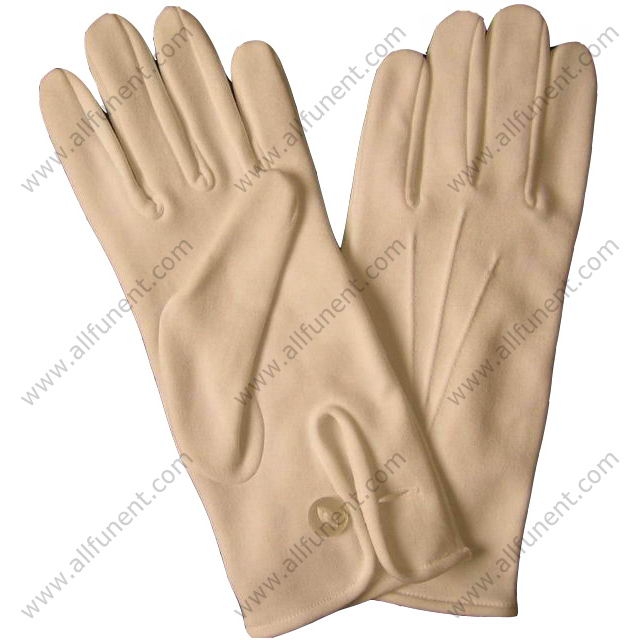 Men's Gloves With Button Closure Made In Top Grade Combed Cotton 100%