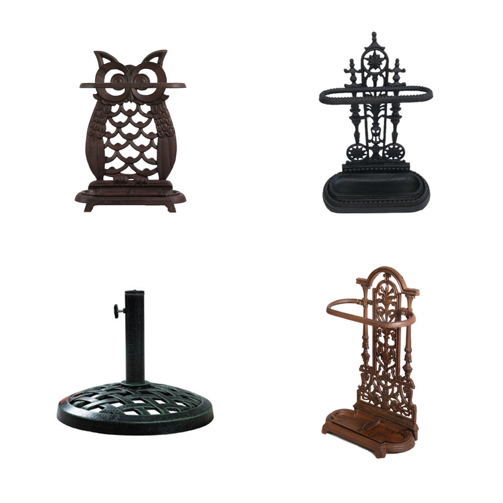 Antique Style Cast Iron Indoor Antique Umbrella Stand