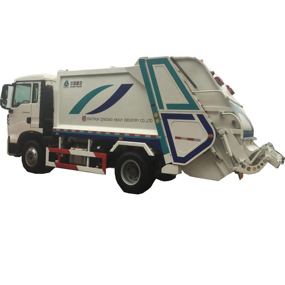 SINOTRUK HOWO 16m3 задняя загрузка сжатого мусоровоза для продажи