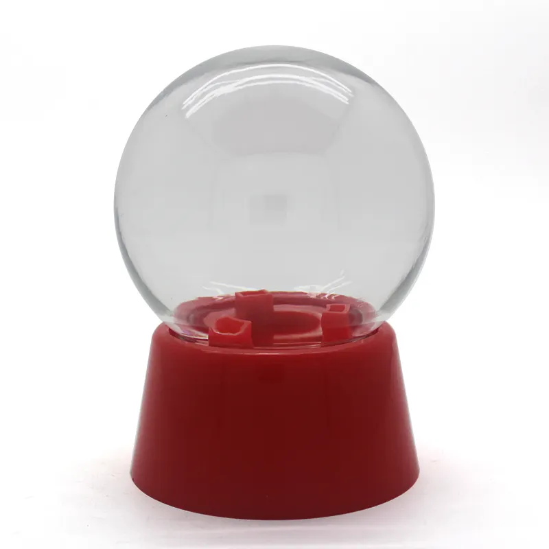 Custom plastic snowglobe empty snow globe wholesale snow globes