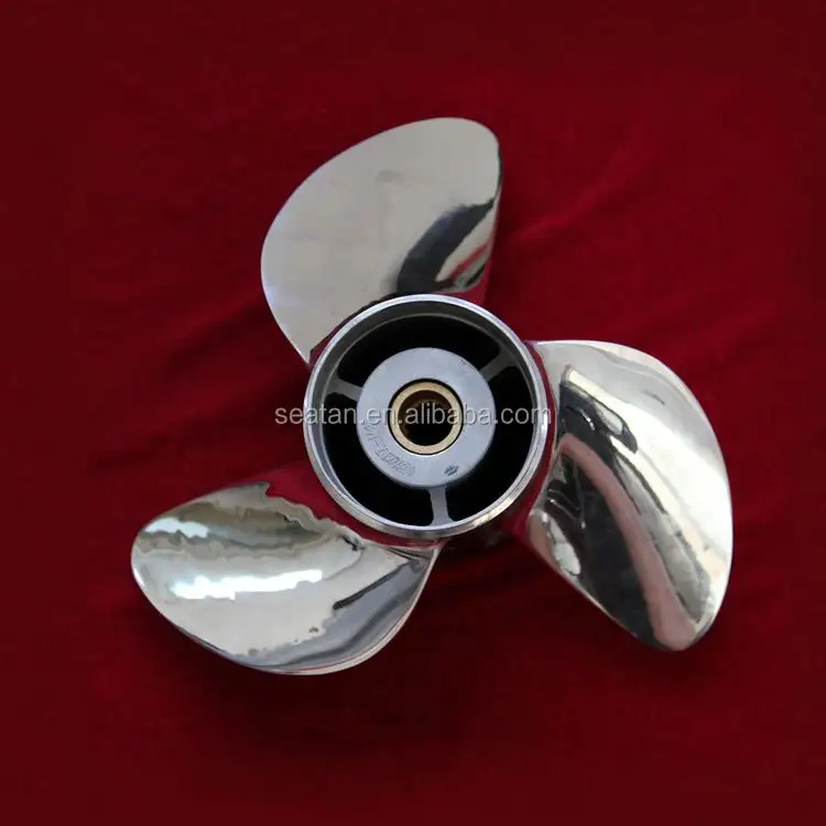 3 Blade YAMAPARTS stainless steel propeller Marine Outboard Propeller