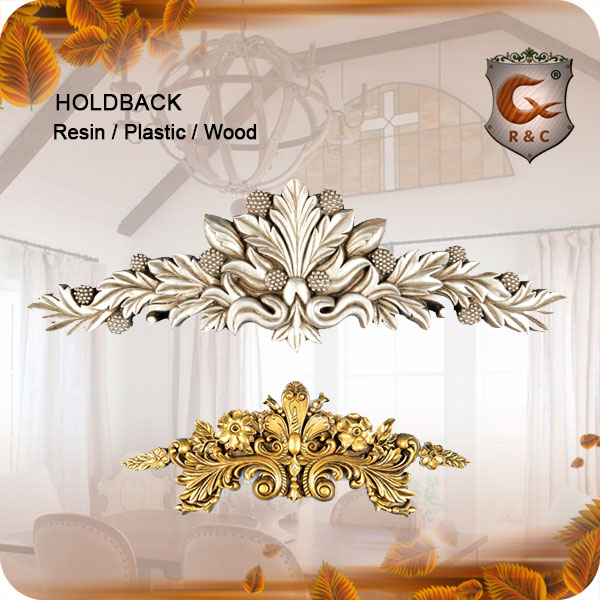 Классический деревянный или полимерный для штор holdbacks