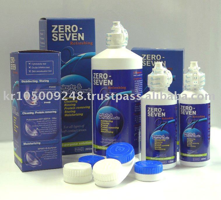 Solution for contact lens