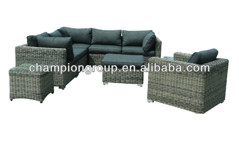 Outdoor furniture rattan sofa set